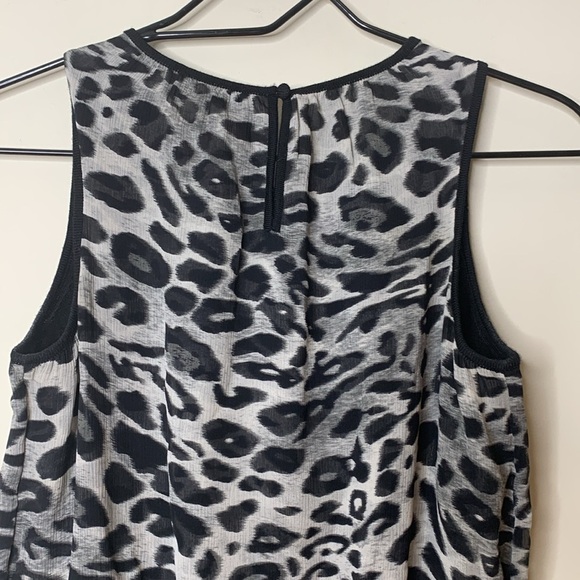 Ann Taylor | Leopard Print Silk & Merino Wool  Lightweight Camisole Top XSP - Picture 11 of 16